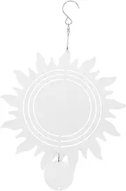 CAXUSD Sublimation Wind Spinner Blanks Double Sided Aluminum Hanging Spinner for Garden Decorations Compact Durable DIY Craft Ornament Eye Catching Sublimation Design
