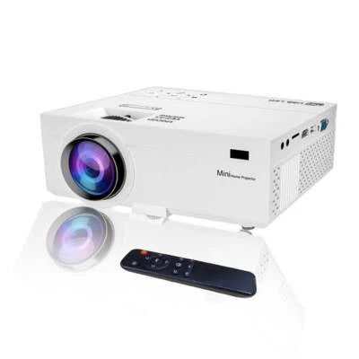 NNEDSZ Portable Mini Projector with Multi-Interface Connectivity for Home Theate