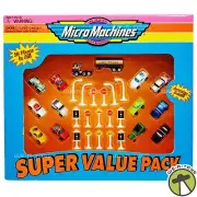 Micro Machines Super Value Pack 30 Piece Set Ferraris Porsches Galoob 1995