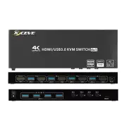 4in1 out KVM Switch Hub Share Converter KVM401A KC-KVM401A USB3.0 HDMI KVM 5Gbps