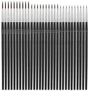 30PCS Miniature Detail Paint Brushes Fine Point Micro Brushes for Acrylic Nail