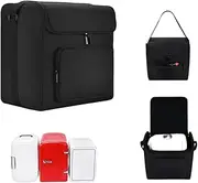 [MegaDive] Portable mini fridge case/skincare fridge/Travel Makeup Bag Easy carry for Camping, Picnic,Car,Cosmetic & Skincare fridge case,Travel Case,Travel Makeup Bag, Black, Fashions