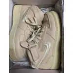 NIKE 鞋子 沙色 AIRFORCE STUSSY聯名款 高筒