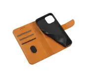 F07 Khaki Clamshell Shockproof Mobile Phone Case Fall-proof Mobile Phone Protective Case with Card Slot for Apple Iphone13 mini