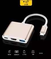 Type C to HDMI TV USB 3.0 HUB Video Adapter For Samsung S22 S20 Huawei P40 PC