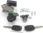 Complete Lock Set Ignition Switch Door Lock Barrel Trans 2 Keys with 48 CHIP 2005-2006 car Door Lock