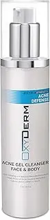 Benzoyl Peroxide 10% Cleanser Wash Treatment - Clears Cystic Breakouts & Fights Acne Blemishes on Contact. Prevents Future Pimples, Blackheads, Whiteheads, Zits, Bumps. Face & Body for Teens & Adults.