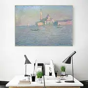 Diamond Painting Kits Claude Monet《Church of San Giorgio Maggiore》 Full Drill Diamond Dots Paintings Picture Arts Craft for Home Wall Art Decor