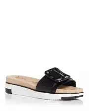 Sam Edelman Women's Ariane Buckled Wedge Slides Sandals 7