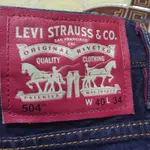 LEVI'S牛仔褲504 W40L34