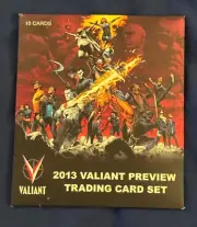 2013 Rittenhouse Valiant Exclusive Preview Trading Card Set /500 Sketch RARE