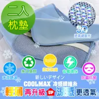 在飛比找momo購物網優惠-【Betrise】日本-3D可機洗輕薄型涼感紗凝膠墊(超值2