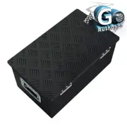 20" Truck Tool Box Underbody Box Car Trailer Underbody Aluminum Toolbox Black