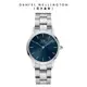 Daniel Wellington DW 手錶 Iconic Link Arctic 36/40ｍｍ極光藍精鋼錶 DW00100448 DW00100458