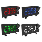 Multifunction Large Curved Screen Alarm Clock Dual Display Led Digital Clock