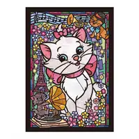 在飛比找蝦皮商城優惠-Tenyo 彩繪玻璃 瑪麗貓 266片 拼圖總動員 迪士尼 