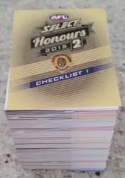 AFL SELECT HONOURS 2 -2015 FOOTBALL CARDS-LOT OF 146 CARDS (NO DOUBLES)-LIKE NEW