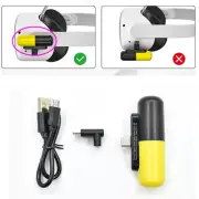 Portable Power Bank 3000mAh Charging Adapter for Quest 3/Quest 2/Quest 1 VR Part