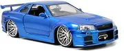 Fast & Furious 1:24 Die-Cast Vehicle: Nissan GT-R (R34)