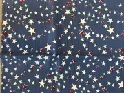 Longaberger STARBURST 36" square tablecloth-Stars-Red, white, & Blue
