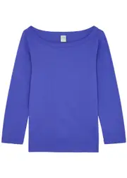 Flore Flore Steffi Cotton top - Blue - XS (UK6 / XS) XS (UK6 / XS)