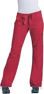 [koi] Classics 701 Women's Lindsey Scrub Pants, Ruby, Medium