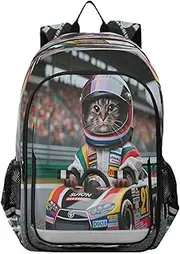 [Joisal] Astronaut in Cosmos Boys Bookbag Lightweight Travel Backpack Kids Ages 6-12