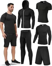 [Antoyo] Men Compression Workout Set 5 PCS