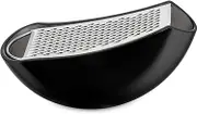 Alessi Parmenide Grater with Cheese Cellar, Black