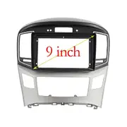 9 inch Car DVD Frame Audio Dash Trim Kits Facia Panel Radio Player screen 2 Din For HYUNDAI H1 Starex 2015-2018 Kit Frame Only Frame A