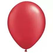 Qualatex DISCONTINUED 11" Pearl Ruby Red Balloons (25-ct.)