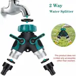 GARDEN HOSE SPLITTER 2 WAY METAL WATER HOSE SPLITTER FAUCET