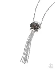 Paparazzi Chained Complication Silver Necklace NWT