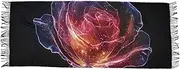 [AIXIWAWA] Shining Rose Women's Pashminas Scarf, Shawls Wrap Lightwight Tassel for Evening Dress Dinner Party, Multicolor