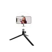 Vivitar Deluxe 10" LED Selfie Ring Light Tripod Holder/Stand for Smartphones BLK
