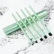 Makeup Brush Set Blush Brush Soft Portable Powder Eyeshadow Gift Green