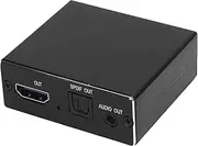 4K HDMI Audio Extractor, HDMI to Optical SPDIF and 3.5mm Audio Adapter Converter, for Fire TV Stick, Speaker, Blue-Ray Player, Amplifier