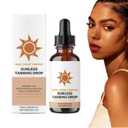 Sunless Tanning Drops 60ml Sunless Tanning Oils Body Tanners Skin Bronzer