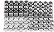 INJORA Washers Spacers- M2.5 Flat Stainless Steel Washers Spacers for 1/18 RC Crawler TRX4M,80PCS (4M-52)