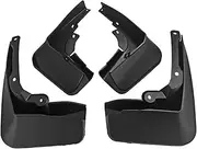HIAHQJIN Mud Flap Compatible for BMW 5 Series G30 520I 525I 528I 2017 2018 Front Rear Molded Car Mud Flaps Splash Guards Mudguards Fenders