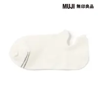 在飛比找momo購物網優惠-【MUJI 無印良品】女棉混腳跟防磨淺口直角襪(共10色)