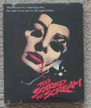 NEW! Too Scared to Scream (1985) Blu-Ray WITH OOP SLIPCOVER Scorpion Code Red