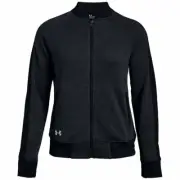 Under Armour Women's Bomber Jacket NWT $80 Peak Performance Black Heathered
