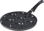 Nordic Ware Scandinavian Silver Dollar Pancake Pan, Black