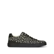 [Balmain] Balmain B-Court Monogram Sneakers 44 IT BLACK/WHITE