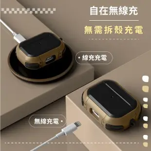 【質感配件】Airpods pro2 防摔無線耳機保護套(硬殼 防護殼 保護殼 耳機套 耳機殼 蘋果耳機 充電盒)