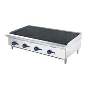1220MM CHAR ROCK BROILER W1220 X D700 X H385 - COOKRITE 1 ATCB-48-LPG