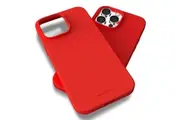 MERCURY Phone Cover Case Soft Feeling Jelly for iPhone 15 Pro Max - Red