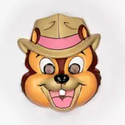 Vintage Walt Disney CHIP Halloween Mask Chip n Dale Rescue Rangers Ben Cooper