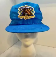 Vintage 90’s Joe Camel Ball Hat Cap Blue Tie Dye Nylon Snapback New In Box